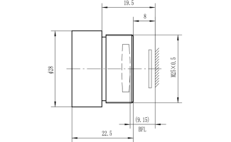 12.3mm f/1.0 Athermalized Lenses for LWIR Thermal Imaging Camera